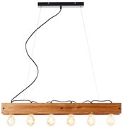 Lustră pe cablu Brilliant CALANDRA 6xE27/42W/230V pin