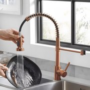 Baterie de bucătărie REA Colin Brush Copper