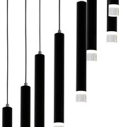 Candelabru LED pe un șir CARBON 12xLED/12W/230V
