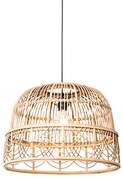 Lampă suspendată orientală rattan 44 cm - Michelle