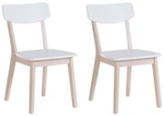 Set 2 buc. scaune sufragerie Salmos (alb). 1035610