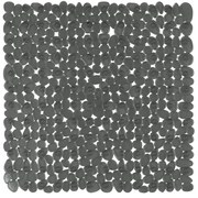 Spirella Suport antiderapant pentru duș RIVERSTONE, gri închis, 54 x 54 cm