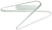 Plafoniera LED design modern geometric Erick alb