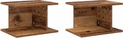 vidaXL Noptieră 2 pcs Lemn vechi 40 x 30 x 25 cm Lemn compozit