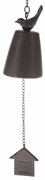 Clopoțel din fontă Sweet home maro, 8 x 49 cm
