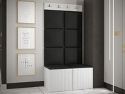 Mobilier hol Tewarota Slim IV (Alb + Negru) . 1104854