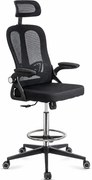RESIGILAT - Scaun ergonomic de lucru din mesh OFF 650 negru
