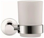 Duravit 99201000 - Suport pentru periuțe de dinți montat pe perete D-CODE, pentru partea dreaptă, crom lucios