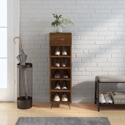 vidaXL Pantofar, stejar maro, 30x35x105 cm, lemn compozit