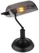 Lampă de masă ANTIQUE 1xE27/60W/230V negru Globo 2491B