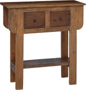 vidaXL Masă consolă, 80x35x80 cm, amestec de lemn reciclat
