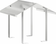 vidaXL Hood pentru coș de fum Argintiu 40 x 40 x 37,5 cm