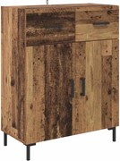 vidaXL Bufet cu sertar Lemn vechi 69,5 x 34 x 90 cm Lemn compozit