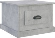 vidaXL Măsuță de cafea, gri beton, 50x50x35 cm, lemn prelucrat