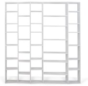 Bibliotecă albă 216x224 cm Valsa – TemaHome