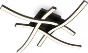 Brilo 3677-045 - Plafonieră LED, 14,4 W, 230 V, neagră
