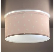 Plafonieră pentru copii STAR LIGHT 2xE27/60W/230V roz Dalber 82216S