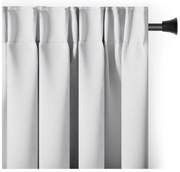 Draperie albă termoizolantă/dimout (semi-opacă) 140x245 cm Kierra – Restilo