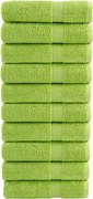 vidaXL Prosoape de mâini premium SOLUND 10 buc. verde 50x100cm 600 gsm