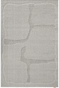 Covor gri din lână 200x300 cm Morphic Organica – Agnella