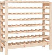 vidaXL Suport de vinuri, 109,5x30x107,5 cm, lemn masiv de pin