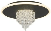 Plafoniera LED design elegant Deluge negru