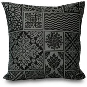 Față de pernă Kvalitex Tokyo negru, 50 x 50 cm