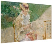 Tablou - Berthe Morisot, Young Woman Knitting, reproducere (90x60 cm)