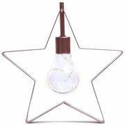 DecoKing Lampă de Crăciun Starfish alb cald, 5LED-uri