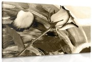Tablou trandafir în design sepia