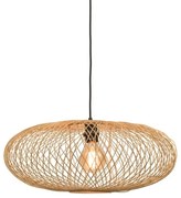 Lustra suspendata din bambus Cango natur, 60x25cm