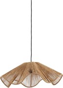 Lustră în culoare naturală cu abajur din iută ø 48 cm Fodara – Light &amp; Living