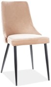 Scaun Culoare bej, PIANO B VELVET