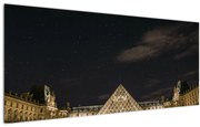 Tablou - Louvre nocturn (120x50 cm), în 40 de alte dimensiuni noi