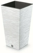 Ghiveci de flori FURU SQUARE 39,5 cm, alb, 39 cm