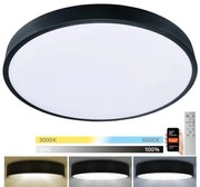 Plafonieră LED dimabilă Brilagi POOL SMART LED/60W/230V 50 cm Wi-Fi Tuya negru + telecomandă