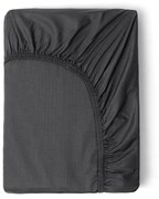 Cearșaf elastic din bumbac satinat HIP, 160 x 200 cm, gri