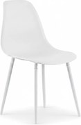 Scaun de masa OSAKA din plastic, alb