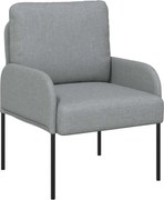 vidaXL Canapele cu pernă 55cm Gri deschis placaj