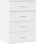 vidaXL Dulap, alb, 60x39x80 cm, lemn prelucrat