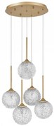 Lustra cu 5 pendule, moderna design deosebit MIRANO
