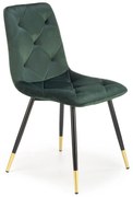 Scaun de bucaterie Pascal, verde/negru
