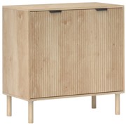 HOMCOM Dulap de Depozitare cu 2 Uși și Rafturi Reglabile, 78x40x77,5 cm, Stejar | Aosom Romania