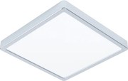 Eglo 901767 - Plafonieră LED FUEVA pentru baie, 13 W, 230 V, 29 x 29 cm, IP44, crom