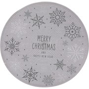 Suport farfurie de Crăciun Merry Christmas, 38 cm
