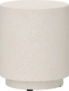 HOMCOM Masă laterală cu aspect beton 37 cm x 37 cm x 43 cm Pulbere anorganică de minereu Gri | Aosom Romania