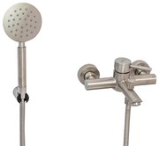 Baterie cada pipa fixa inoix satinat TRENDY S