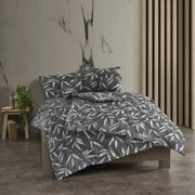 Lenjerie de pat din bumbac Kvalitex Osaka gri, 240 x 220 cm, 2 buc. 70 x 90 cm