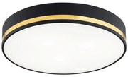 Plafoniera design modern AMORE negru, diametru 45cm