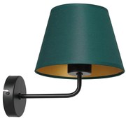 Lampă de perete ARDEN 1xE27/60W/230V verde/auriu